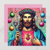 Jesus Weihnachtskarte! Feiertagskarte (Vorne/Hinten)