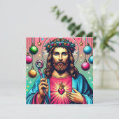 Jesus Weihnachtskarte! Feiertagskarte (Stehend Vorderseite)