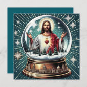 Jesus Weihnachtskarte! Feiertagskarte (Vorne/Hinten)