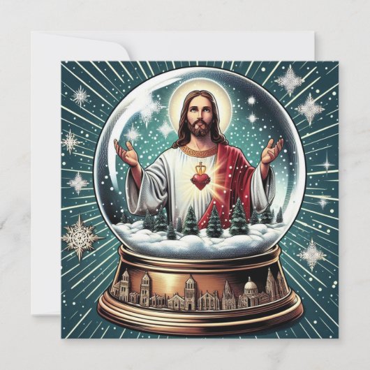 Jesus Weihnachtskarte! Feiertagskarte (Vorderseite)