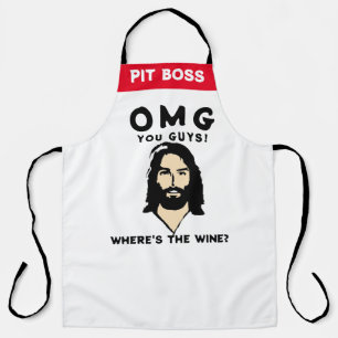 Jesus-Wein-Schürze - Lustiges individuelles Gesche Schürze