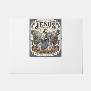 Jesus Weinberg Rebstock Jesus Weinberg Rebstock  Fußmatte