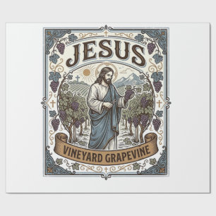 Jesus Weinberg Rebstock Jesus Weinberg Rebstock Geschenkpapier