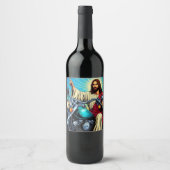 Jesus Weinlabel! Weinetikett (Vorderseite)