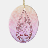 Jesus Weinte Keramik Ornament (Rechts)