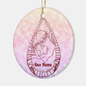 Jesus Weinte Keramik Ornament (Links)