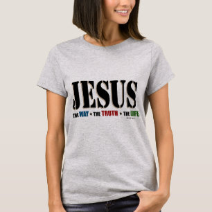 Jesus-Weisen-Wahrheits-Leben T-Shirt