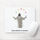 Jesus weiß, dass ich juggling mousepad (Mit Mouse)