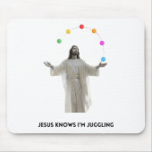 Jesus weiß, dass ich juggling mousepad (Vorne)