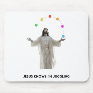 Jesus weiß, dass ich juggling mousepad