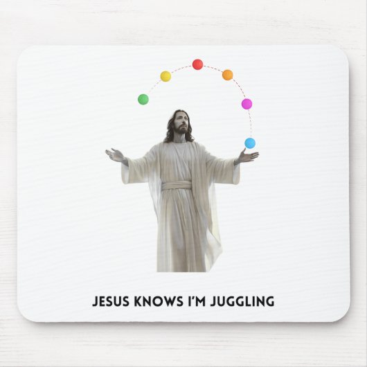 Jesus weiß, dass ich juggling mousepad (Vorne)