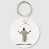 Jesus weiß, dass ich juggling schlüsselanhänger (Rückseite)