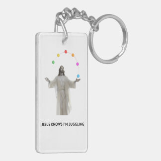Jesus weiß, dass ich juggling schlüsselanhänger