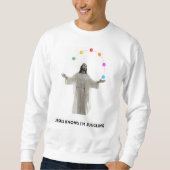 Jesus weiß, dass ich juggling sweatshirt (Vorderseite)
