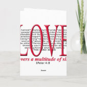 Jesus Wept Karte (Rückseite)