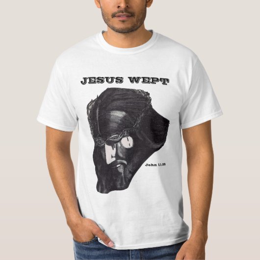 JESUS WEPT tee (Vorderseite)