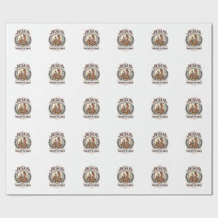 Jesus Werkzeugkiste der Gnade Jesus Werkzeugkiste  Geschenkpapier