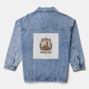 Jesus Werkzeugkiste der Gnade Jesus Werkzeugkiste Jeansjacke