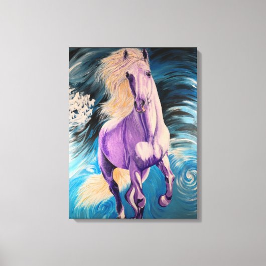 Jesus’ White Horse Offenbarung 19:11 Leinwanddruck (Vorderseite)