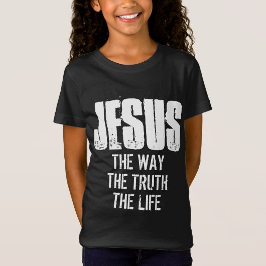 JESUS, WIE DIE WAHRHEIT DES LEBENS T - Shirt (Vorderseite)