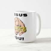 Jesus will dich Christliche Evangelisation Kaffeetasse (VorderseiteRechts)