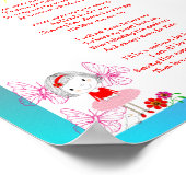 Jesus Will mich für ein Niedliches Sonnenlicht-Bil Poster (Ecke)