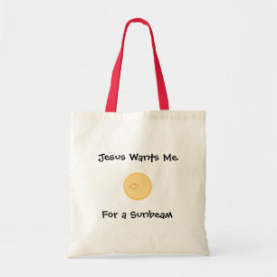 Jesus will mich für eine Sunbeam-Tasche - Primär Tragetasche