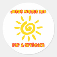 Jesus Will mich für einen Sonnenstrahl