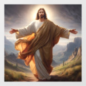 Jesus Window Cloning Fensteraufkleber (Blatt)