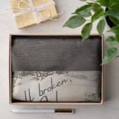 Jesus Wir sind alle zerbrochenes Dekoupage Tissue Seidenpapier (Geschenk)