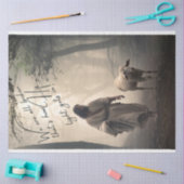 Jesus Wir sind alle zerbrochenes Dekoupage Tissue Seidenpapier (Basteln)