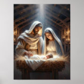 Jesus wird geboren, Christliche Malerei, Christlic Poster (Vorne)