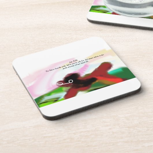 Jesus wird getränkeuntersetzer (Linke Seite)