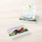 Jesus wird glasuntersetzer (Schrägansicht)