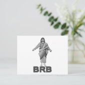 Jesus wird gleich zurück sein postkarte (Stehend Vorderseite)