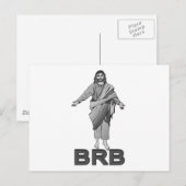 Jesus wird gleich zurück sein postkarte (Vorne/Hinten)