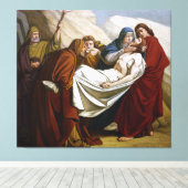 Jesus wird in den Grabstätten des Kreuzes 14 belag Leinwanddruck (Insitu (Holzboden))