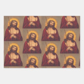 Jesus wird mit einer Dornenkrone gekrönt Geschenkpapier Set (Vorderseite 2)
