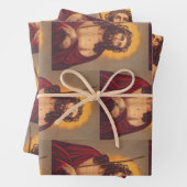 Jesus wird mit einer Dornenkrone gekrönt Geschenkpapier Set (Beispiel)