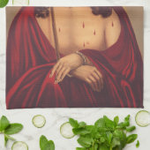 Jesus wird mit einer Dornenkrone gekrönt Geschirrtuch (Gefaltet)
