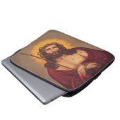 Jesus wird mit einer Dornenkrone gekrönt Laptopschutzhülle (Vorne Knopf)