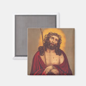Jesus wird mit einer Dornenkrone gekrönt Magnet (Vorderseite/Rückseite)