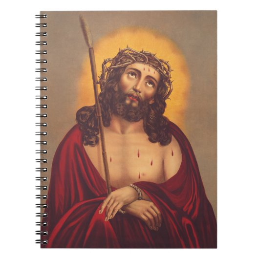 Jesus wird mit einer Dornenkrone gekrönt Notizblock (Vorderseite)