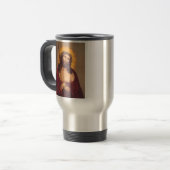 Jesus wird mit einer Dornenkrone gekrönt Reisebecher (Vorderseite Links)