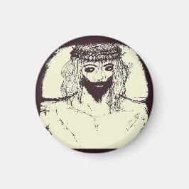 Jesus wird uns gerettet und der Himmel öffnet sich Magnet