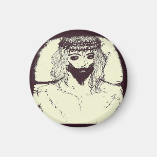 Jesus wird uns retten und der Himmel wird sich öff Magnet