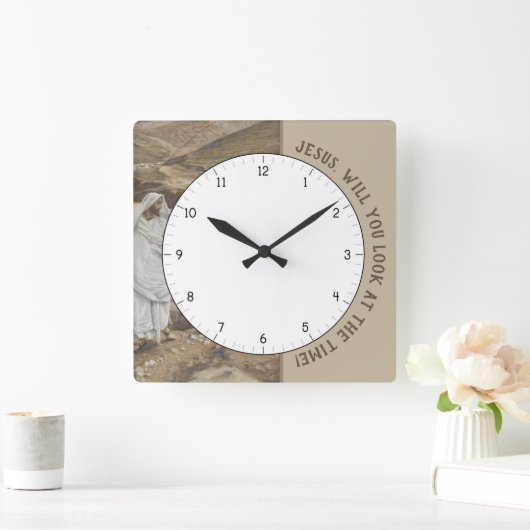 Jesus wirst du dir die Zeit Christi Uhr ansehen (Zuhause)