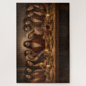 Jesus With Family And Mary Magdalene Supper  Puzzle (Vertikal)
