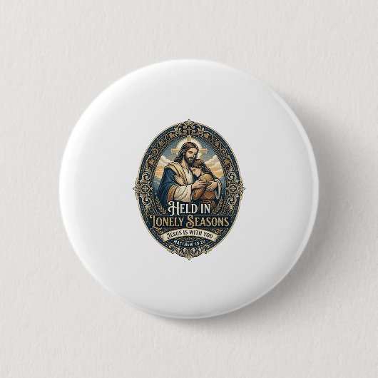Jesus Witwe Witwer Ermutigung Vintage-Shirt Ch Button (Vorderseite)