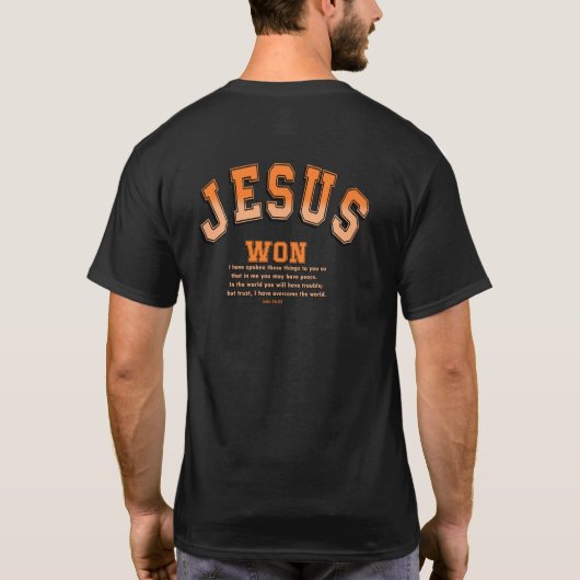 Jesus Won T-Shirt (Rückseite)